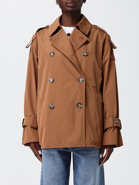 Double-Breasted Polyester Trench Coat Peuterey