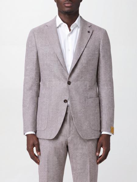 Single-breasted Blazer Tagliatore in Virgin Wool Blend