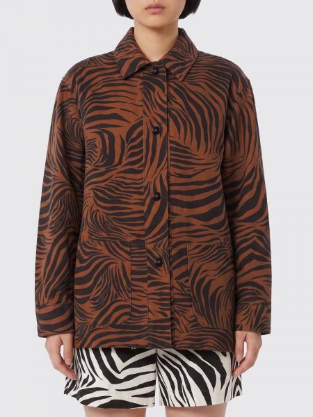 Chemise Max Mara en coton et lin imprimé