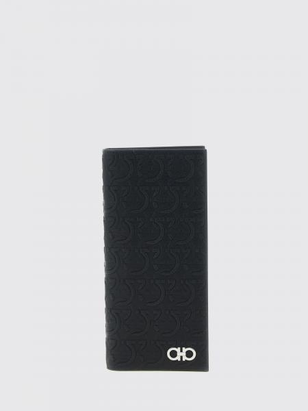 Ferragamo Gancini Grained Calf Leather Wallet
