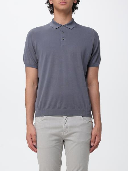 Drumohr Cotton Knit Polo Shirt