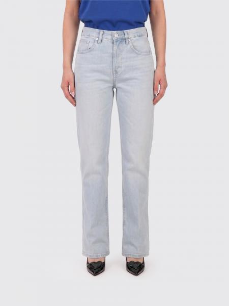Jean droit en denim de coton Dondup