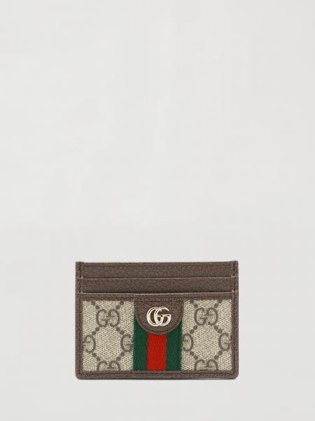 Gucci Ophidia Credit Card Holder in GG Supreme Canvas