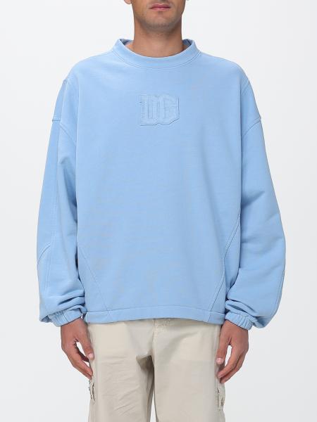 Dolce & Gabbana Baumwoll-Sweatshirt mit DG-Monogramm-Patch