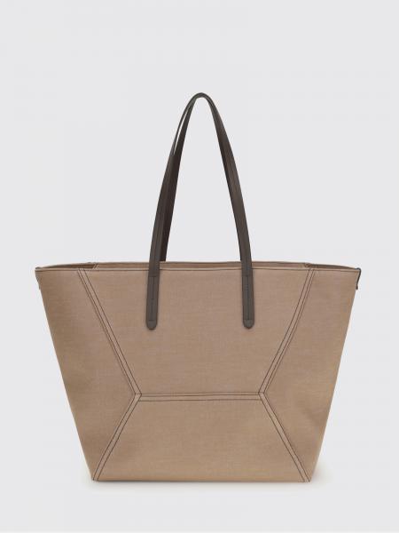 Sac BC Duo en toile de coton Brunello Cucinelli