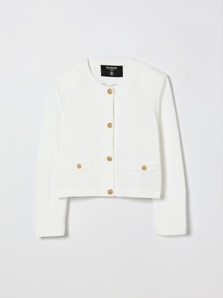 Blazer simple boutonnage en coton Balmain