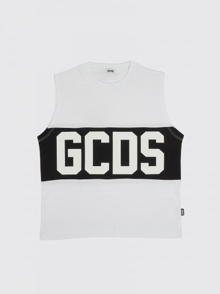 GCDS Junior Logo Cotton Tank Top