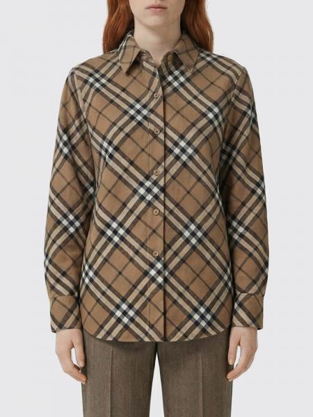 Burberry Wool Blend Shirt with Vintage Check Motif