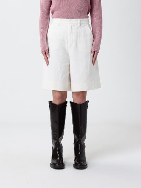 'S Max Mara Cotton and Linen Shorts