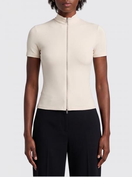 Stretch Viscose Top With Zip Alexander Wang