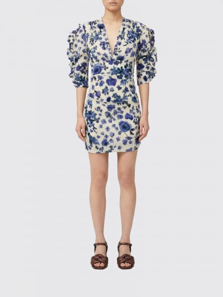 Doris Dress Isabel Marant In Printed Stretch Silk