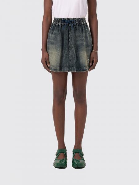 Mini-jupe en jean Balenciaga