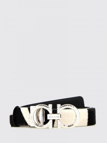 Gancini Calf Hair Belt Ferragamo