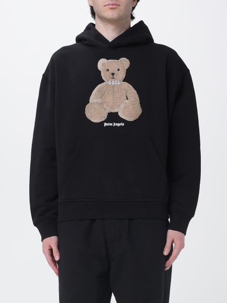 Palm Angels Teddy Bear Cotton Hooded Sweatshirt