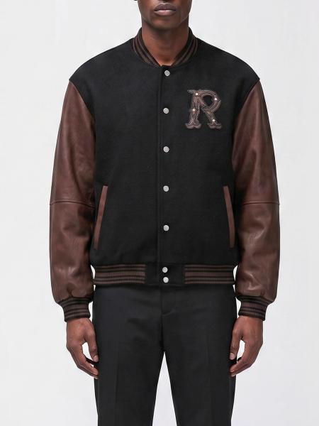 Cazadora bomber Represent de lana con logo