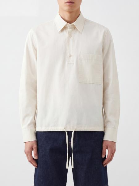 Cotton and Silk Shirt Jacket Lardini