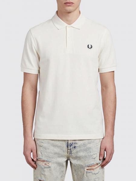 Cotton Polo Shirt with Logo Fred Perry