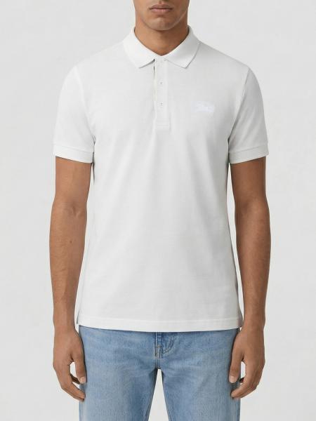 Burberry Cotton Polo Shirt with EKD Logo