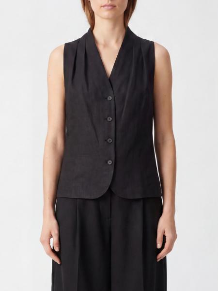 Single Breasted Cotton Blend Vest Tela