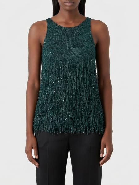 Giorgio Armani Fringed Top with Beads