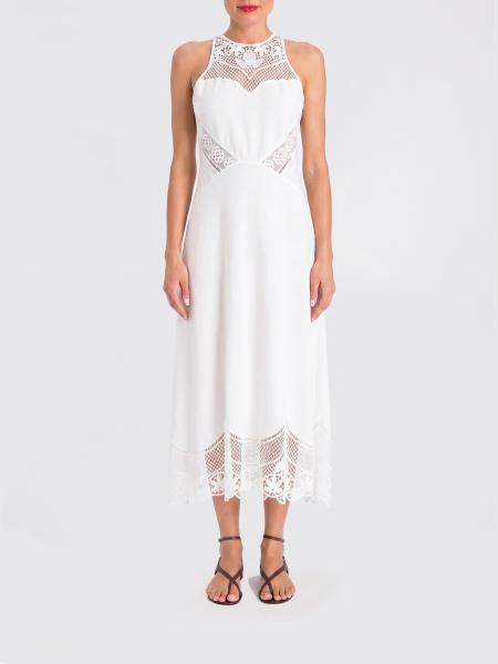 Midi Dress Twinset in Linen Blend