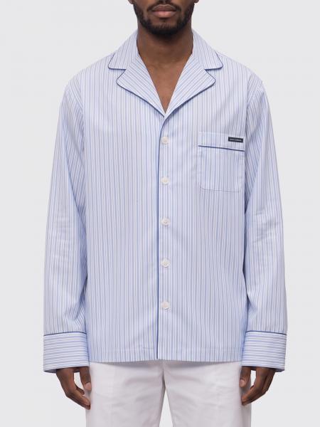 Striped Pajama Style Shirt Dolce & Gabbana in Cotton Blend
