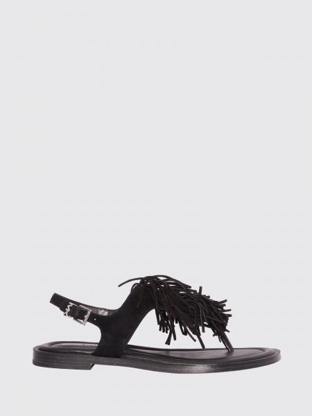 Indra Michael Kors Suede Sandal with Fringes