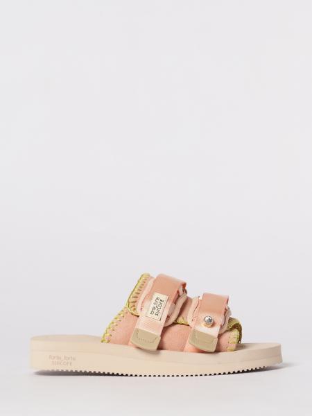 Forte Forte x Suicoke Suede and Fabric Sandal