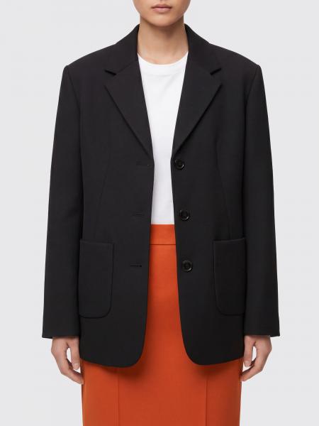 Wool Blend Single Breasted Blazer Loewe