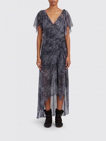 Asymmetric Silk Dress Isabel Marant