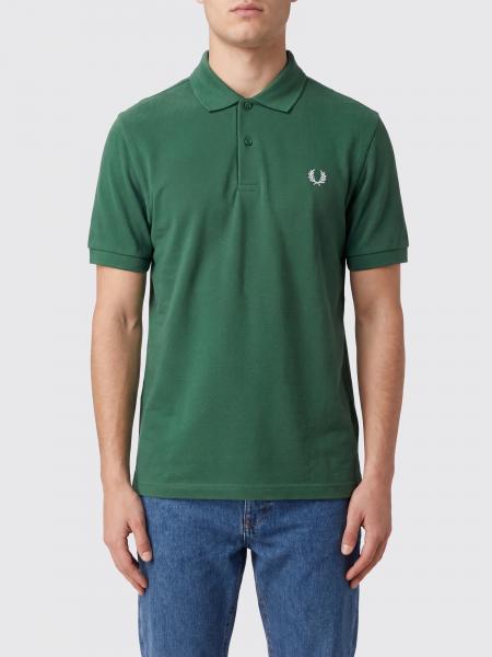 Fred Perry 로고 코튼 폴로 셔츠