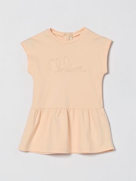 Chloé Cotton Dress with Logo