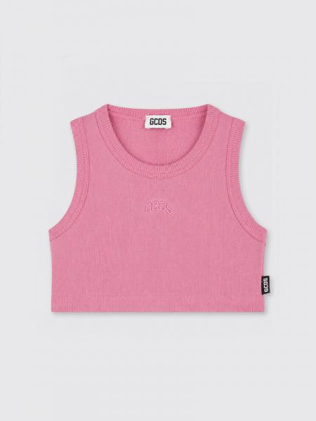 Top in cotone a coste GCDS Junior