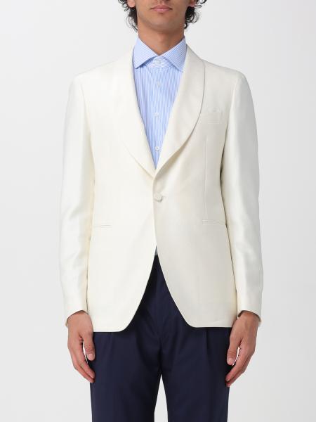 Single-Breasted Virgin Wool Blazer Tagliatore