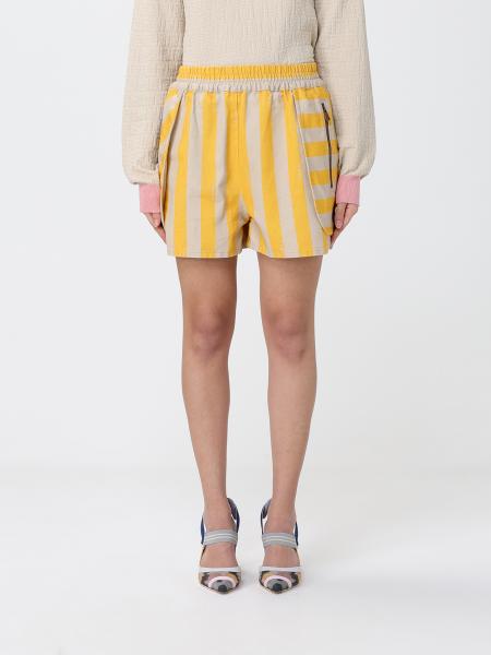 Fendi コットンシルクストライプショーツ