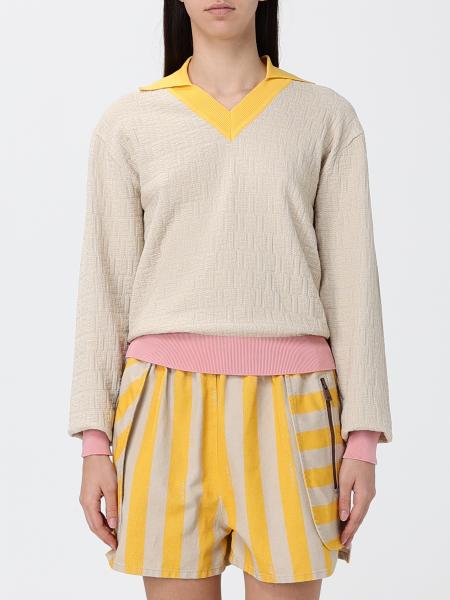Fendi Striped Cotton Shorts