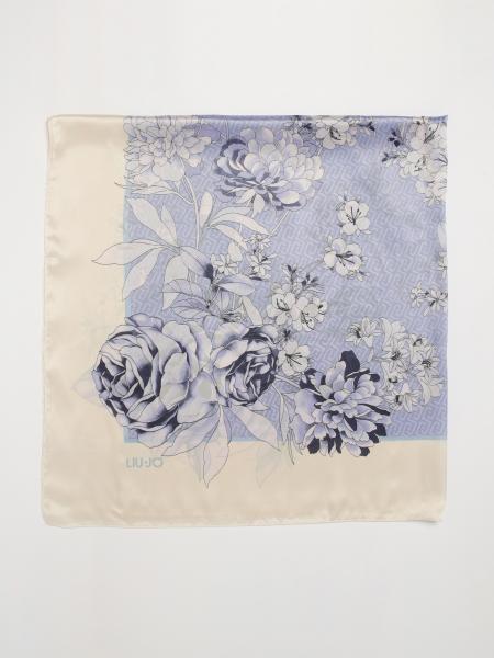 Peony Printed Polyester Foulard Liu Jo