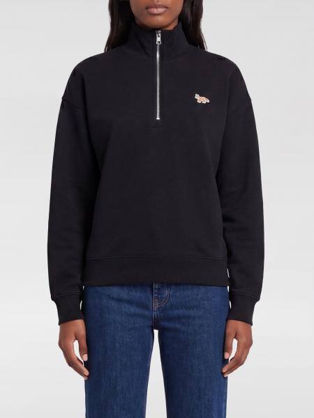Cotton Sweatshirt Maison Kitsuné with Logo