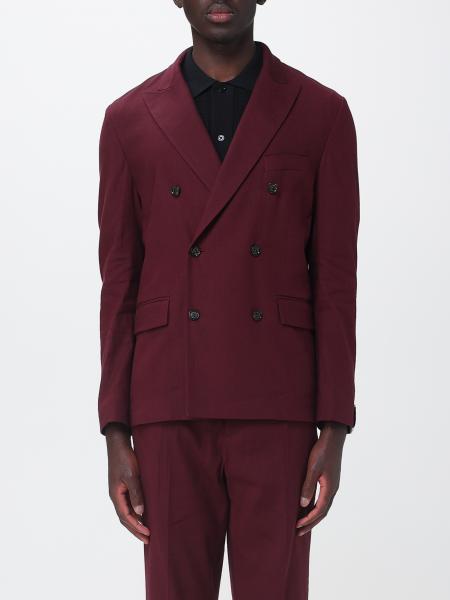 Blazer croisé en lin et viscose Paolo Pecora