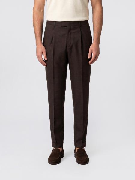 Stretch Virgin Wool Tailored Trousers PT01