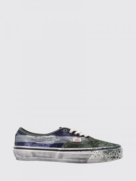 Vans LX Authentic 44 Worn and Printed Canvas Sneakers
