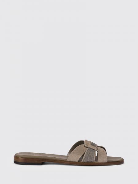 Doucal's Suede Mules with Ornament
