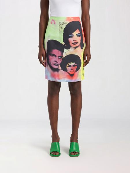 Versace Printed Silk Pencil Skirt