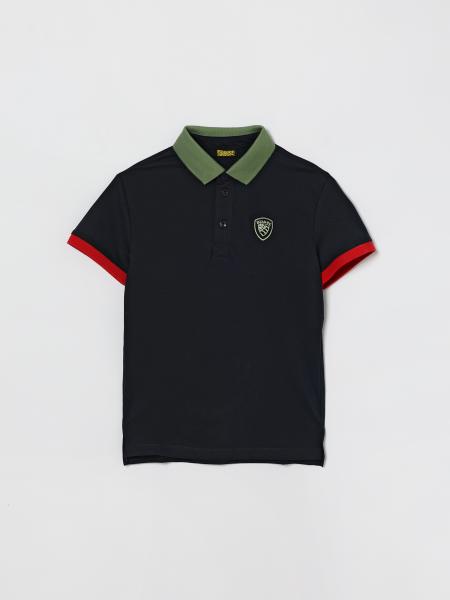 Blauer Cotton Polo Shirt with Logo