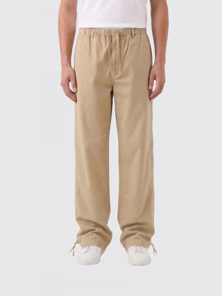 Cotton and Silk Wide-Leg Trousers with Drawstring Ferragamo