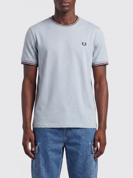Fred Perry Cotton T-Shirt with Logo