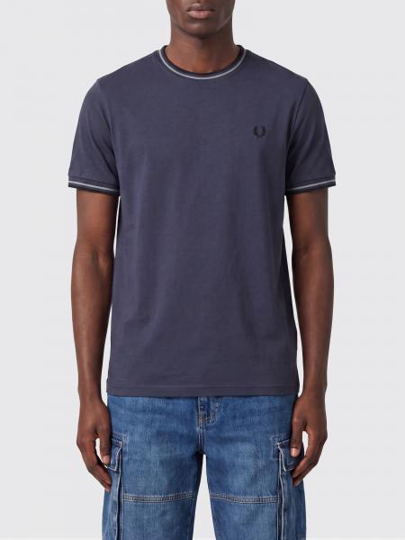 Fred Perry Cotton T-Shirt with Logo