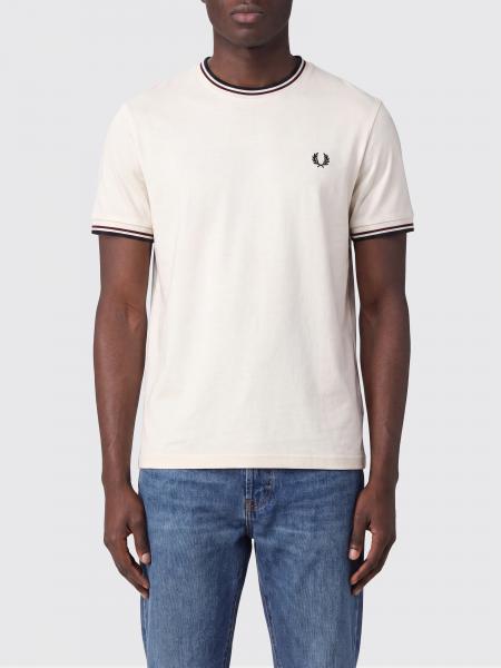 Fred Perry Cotton T-Shirt with Logo