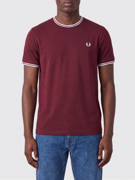 Fred Perry Cotton T-Shirt with Logo