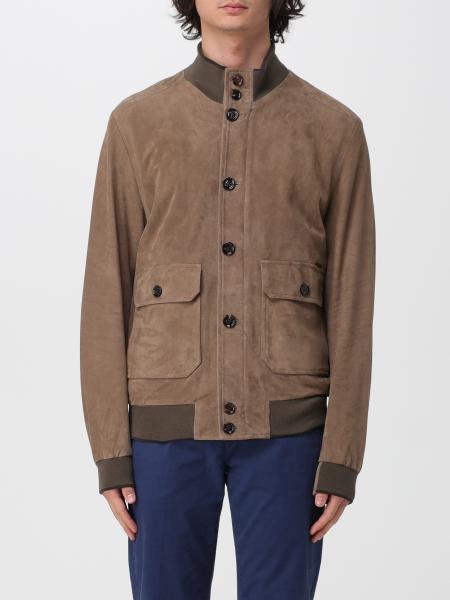 Moorer CARLOS-UR Suede Bomber Jacket